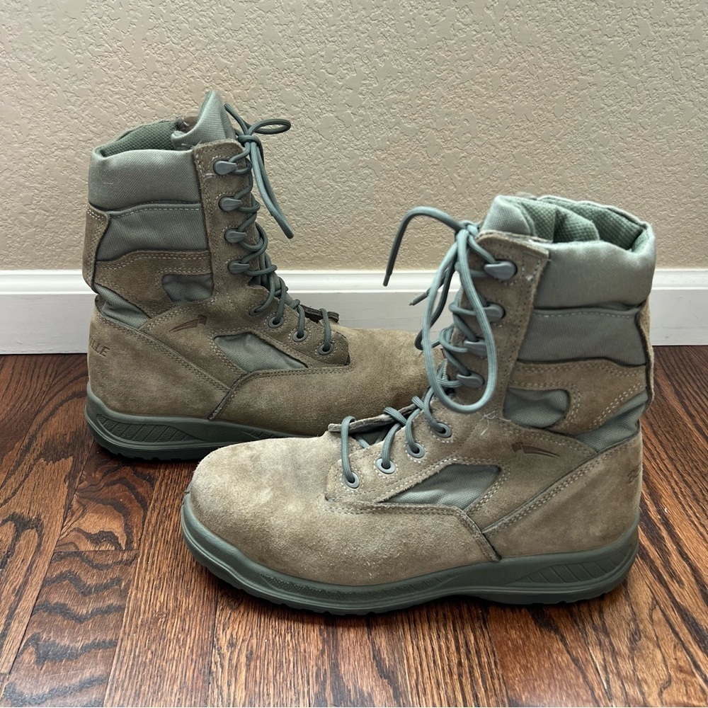 Belleville 610 ST Suede Military Boots Insulated Men’s Size 9.5 W Green Outdoor,